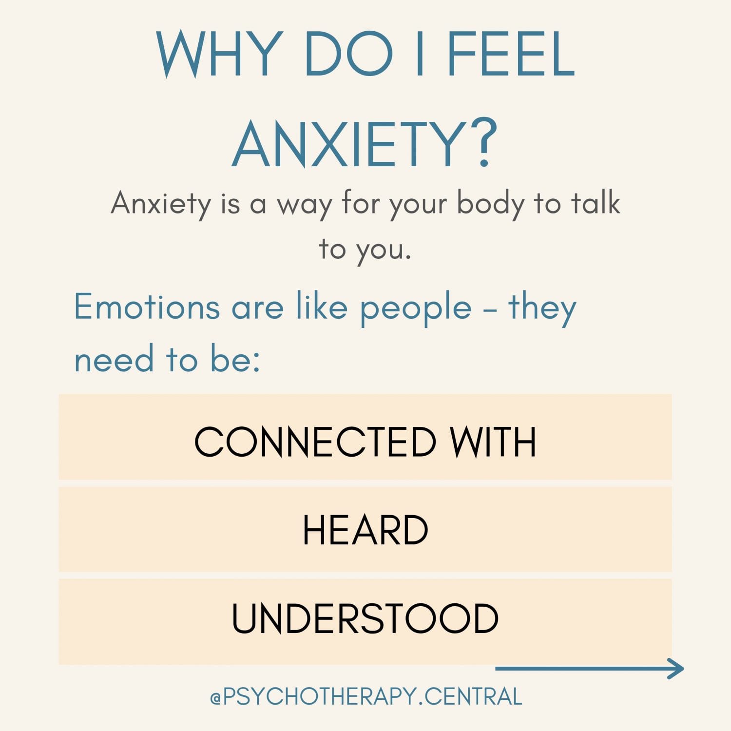 why do I feel anxiety