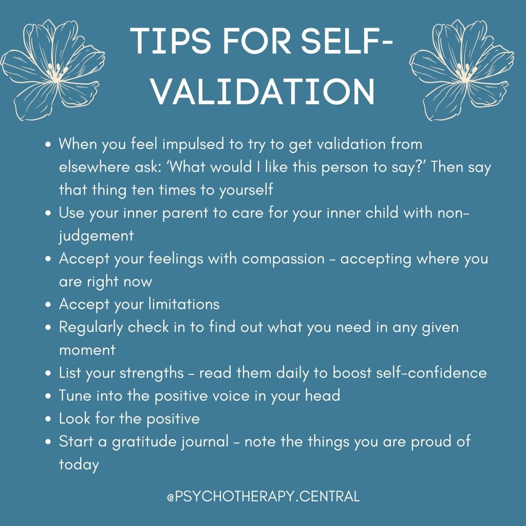 Tips for Self-Validation