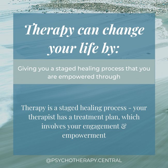 Therapy can change your life by: