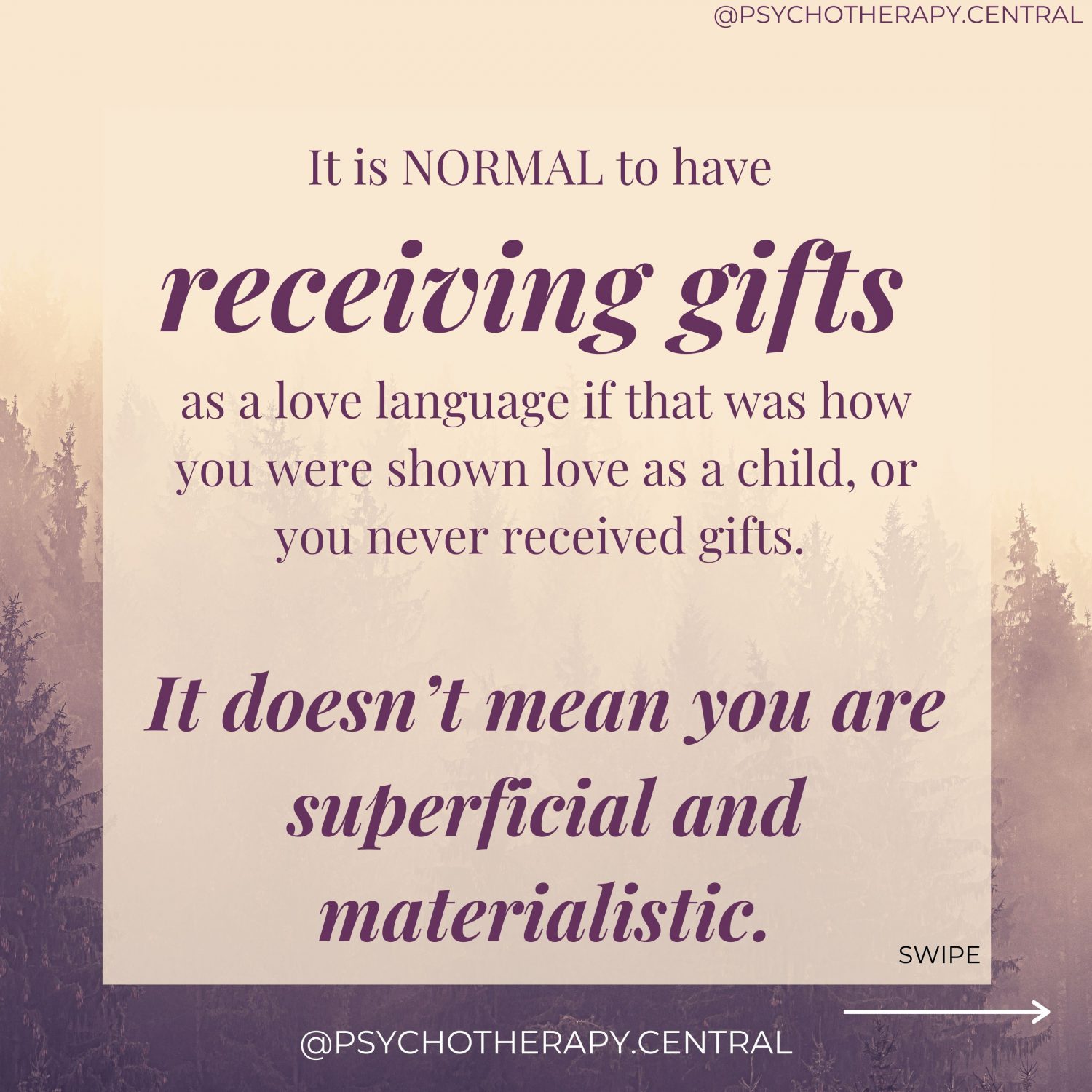 Wanting to Receive Gifts as a Love Language is not Superficial and Materialistic