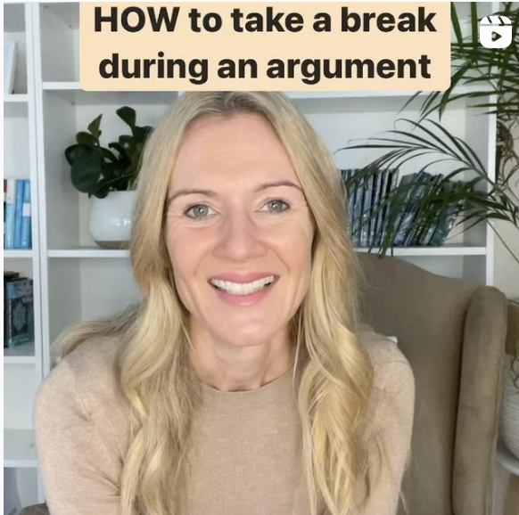 how to take a break during an argument