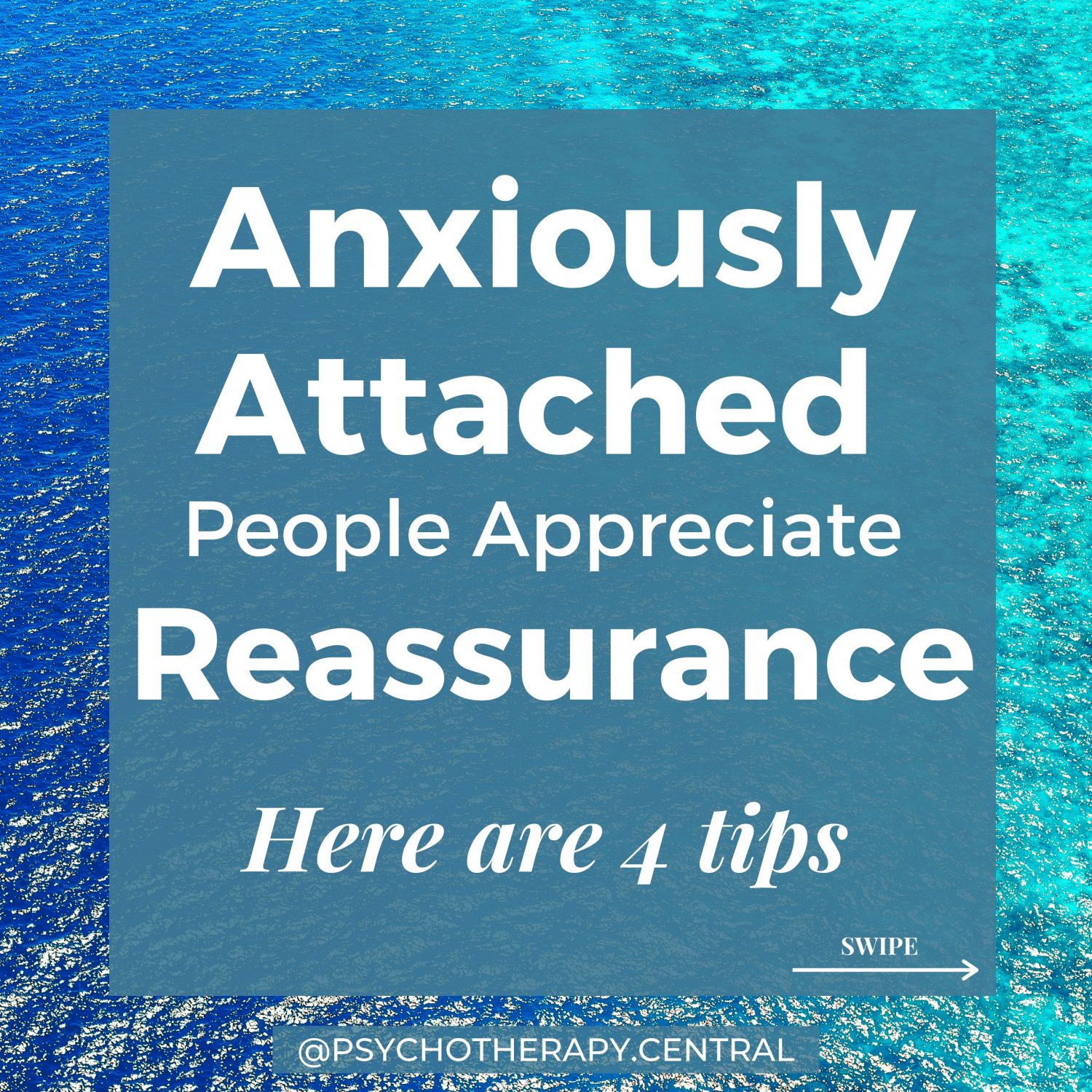 Anxiously Attached People Appreciate Reassurance